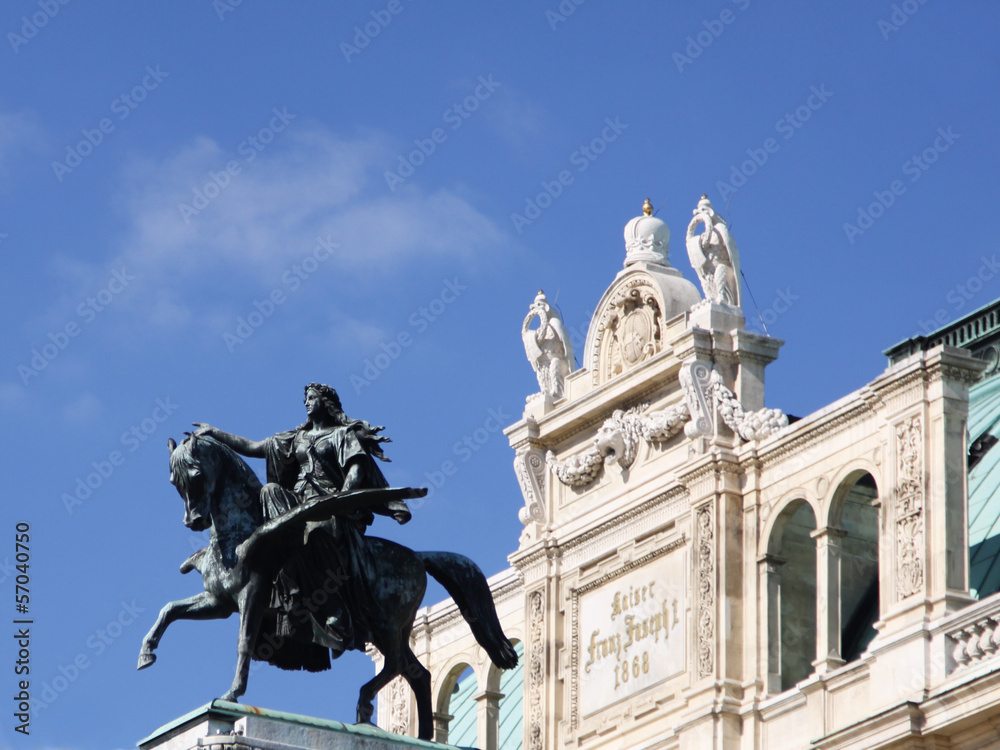 Obraz premium Opera in Vienna / Austria