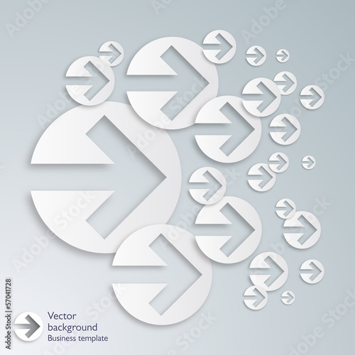 Infographics Vector Background Arrow