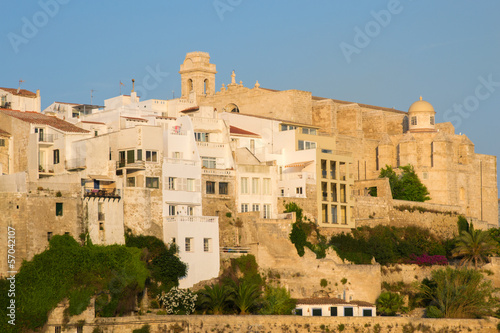 Iglesia y claustro de San Francisco en Mahón. Menorca.