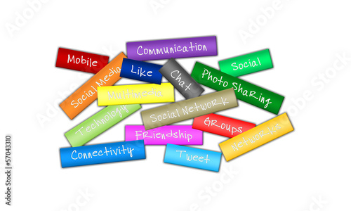 Social media and social networks concept