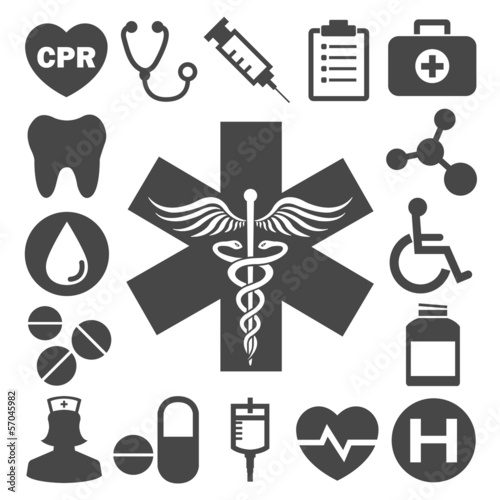 Medical icon set