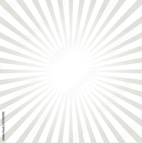 Simple white and gray sunburst style ray background