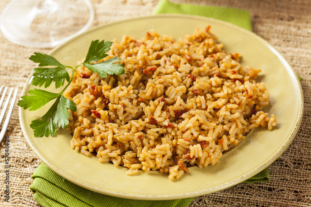 Homemade Spanish Rice with Parsley Homemade Spanish Rice with Parsley