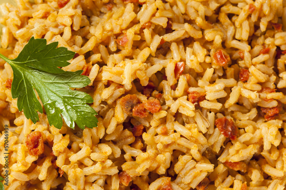 Homemade Spanish Rice with Parsley Homemade Spanish Rice with Parsley