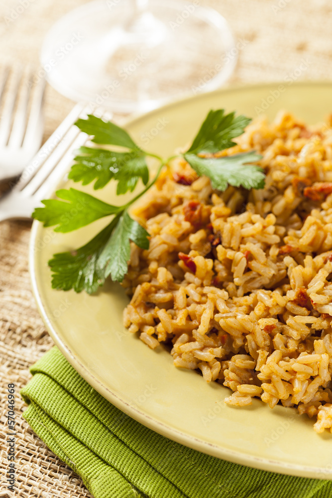Homemade Spanish Rice with Parsley Homemade Spanish Rice with Parsley