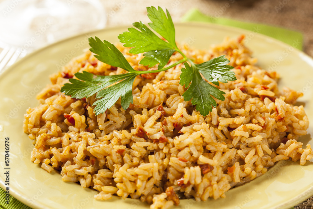 Homemade Spanish Rice with Parsley Homemade Spanish Rice with Parsley