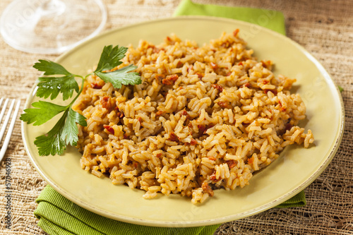 Homemade Spanish Rice with Parsley