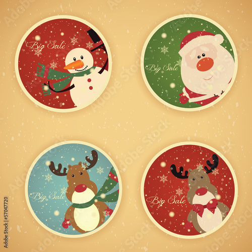 Christmas Sale Labels