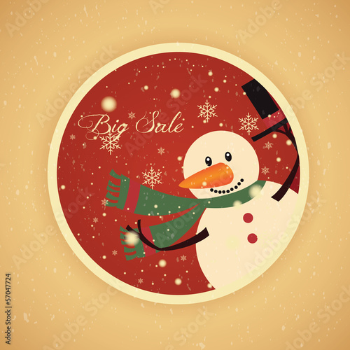 Christmas Sale Label