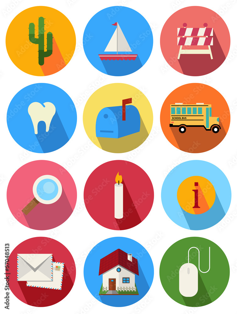round icons set 15 round icons set 15
