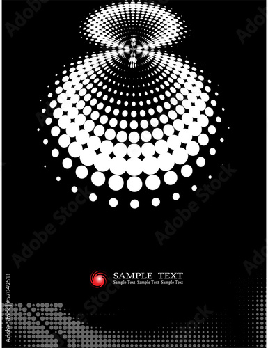 Background Composition  Web Template  Halftone 
