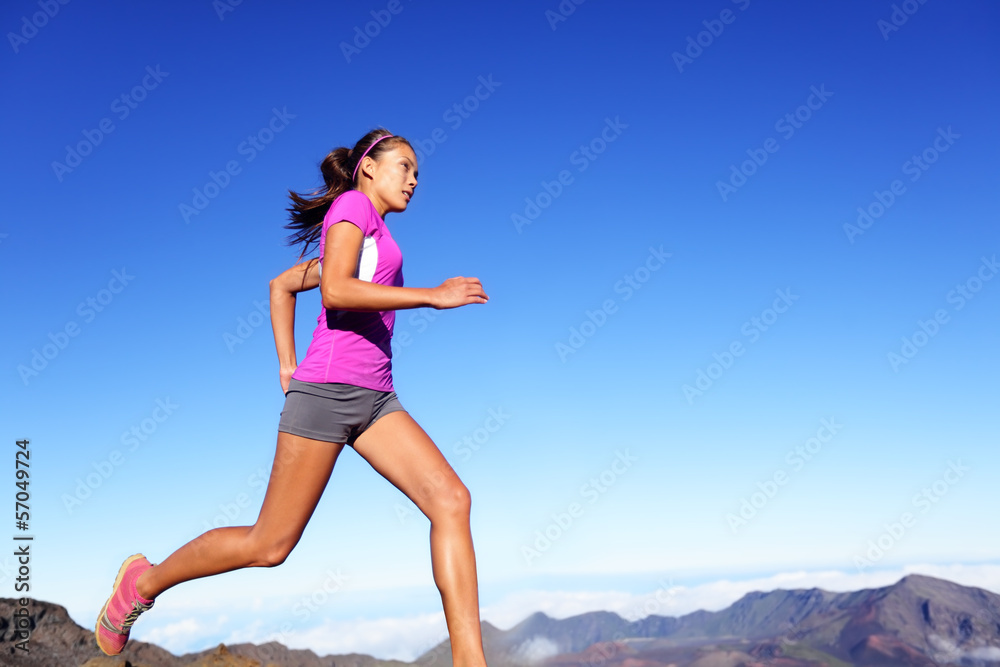 Running sports fitness runner woman jogging