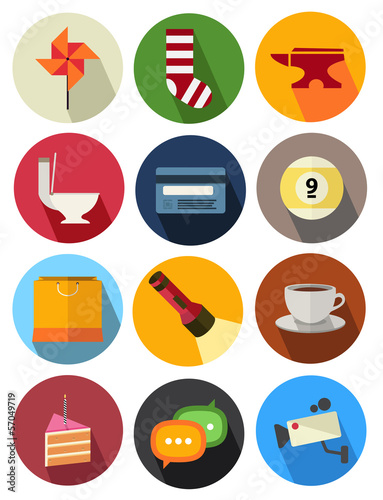 round icons set 7