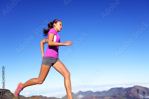 Running sports fitness runner woman jogging