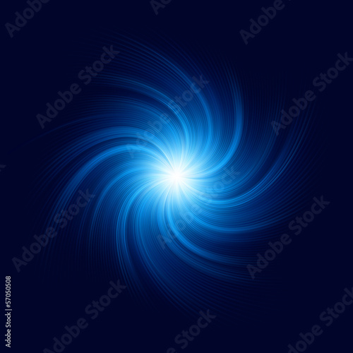Blue Twirl Background. EPS 10