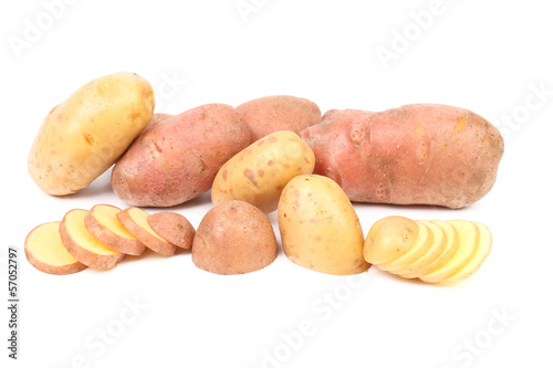 Red and white potatoes.