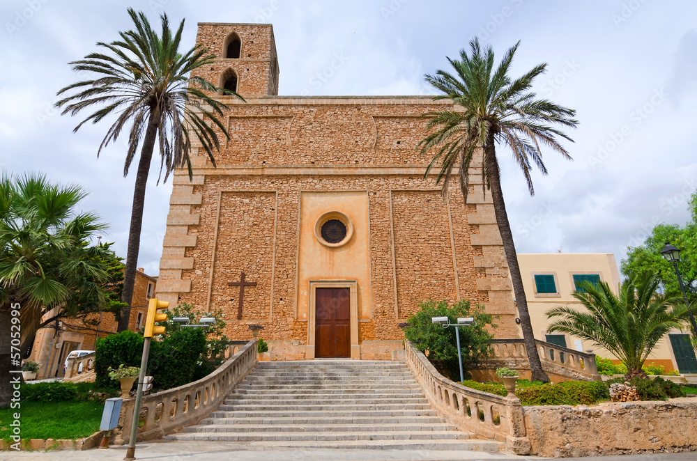 Typical Majorca church