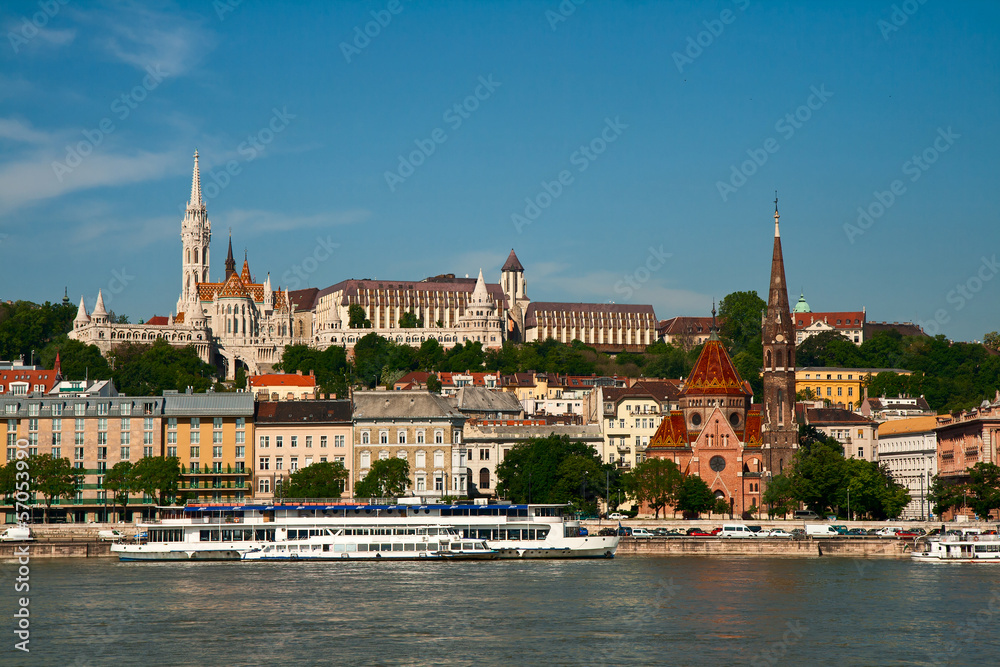 Budapest, view of the Buda castle