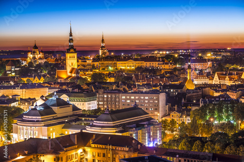 Tallinn, Estonia Skyline