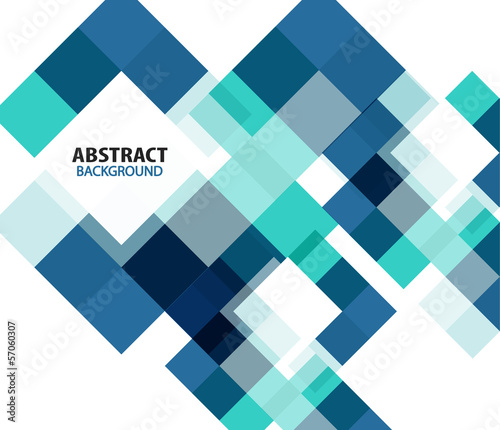 Blue modern geometrical abstract background