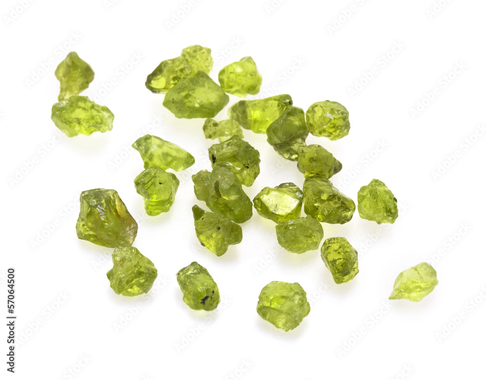Raw green gemstones best sale