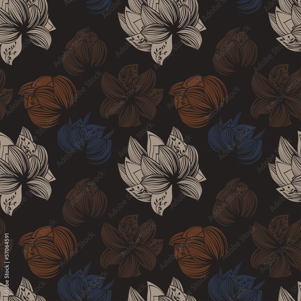 Herbarium seamless texture Herbarium seamless texture
