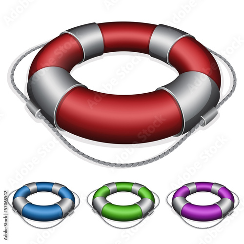 Red lifebuoy