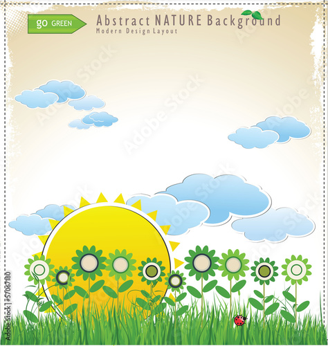 Modern nature Design Layout