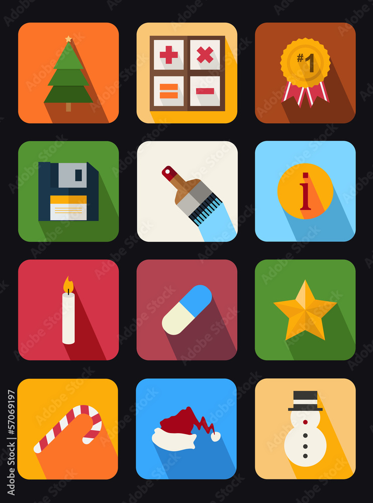 flat icons set 10 flat icons set 10