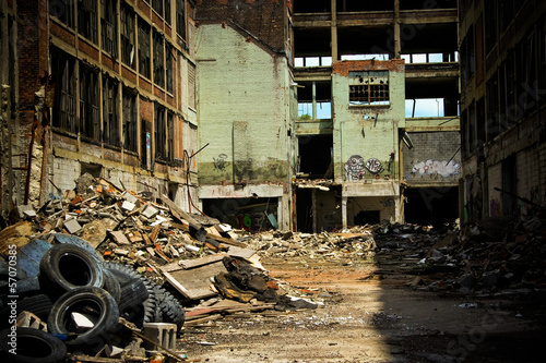 Abandoned Packard Factory 8 photo