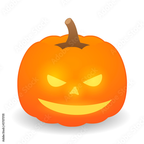 Pumpkin with icon