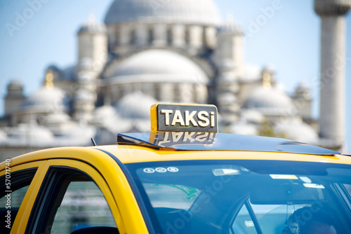 Photography turkey taxi in Istanbul