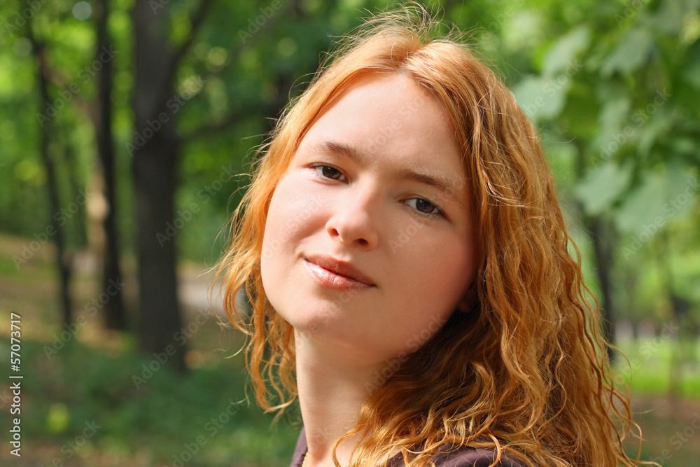Naklejka premium Lovely woman