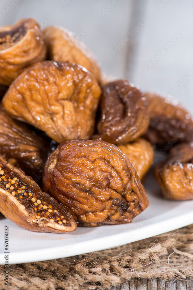Portion of dried Figs Portion of dried Figs
