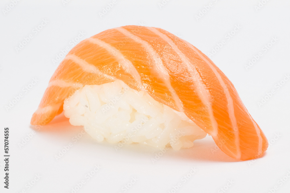 Salmon sushi nigiri