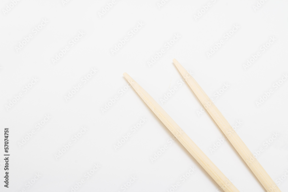 Obraz premium Chopsticks on grey background