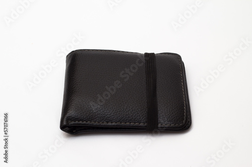 Men wallet on white background