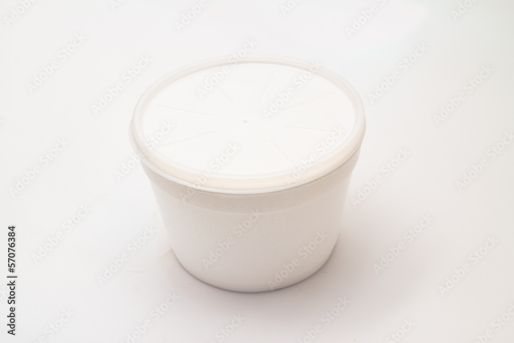plastic box on white background plastic box on white background