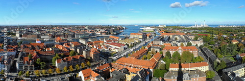 Kopenhagen Dänemark Stadtpanorama Luftaufnahme