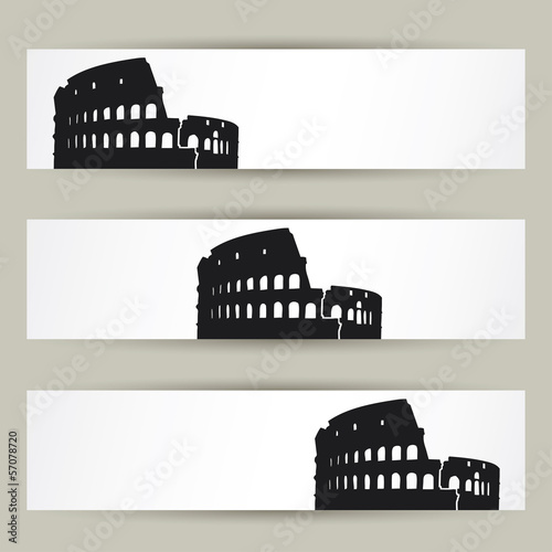 Coliseum banners