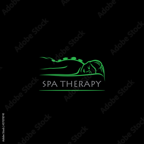 Massage and Spa label