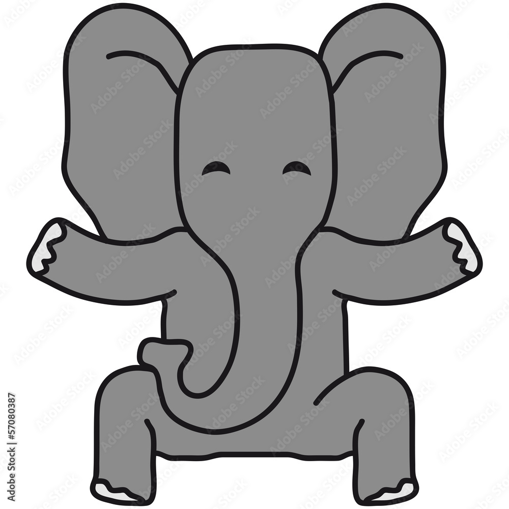 Obraz premium Cute Elephant Child