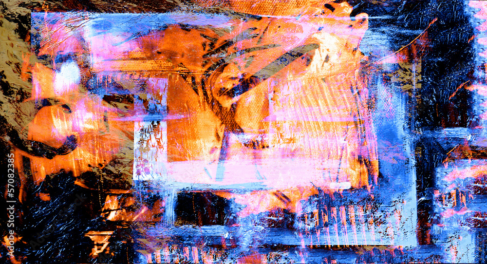 Mixed media on Canvas Mixed media on Canvas