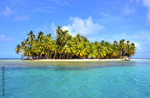 San Blas Insel in der Karibik von Panama photo