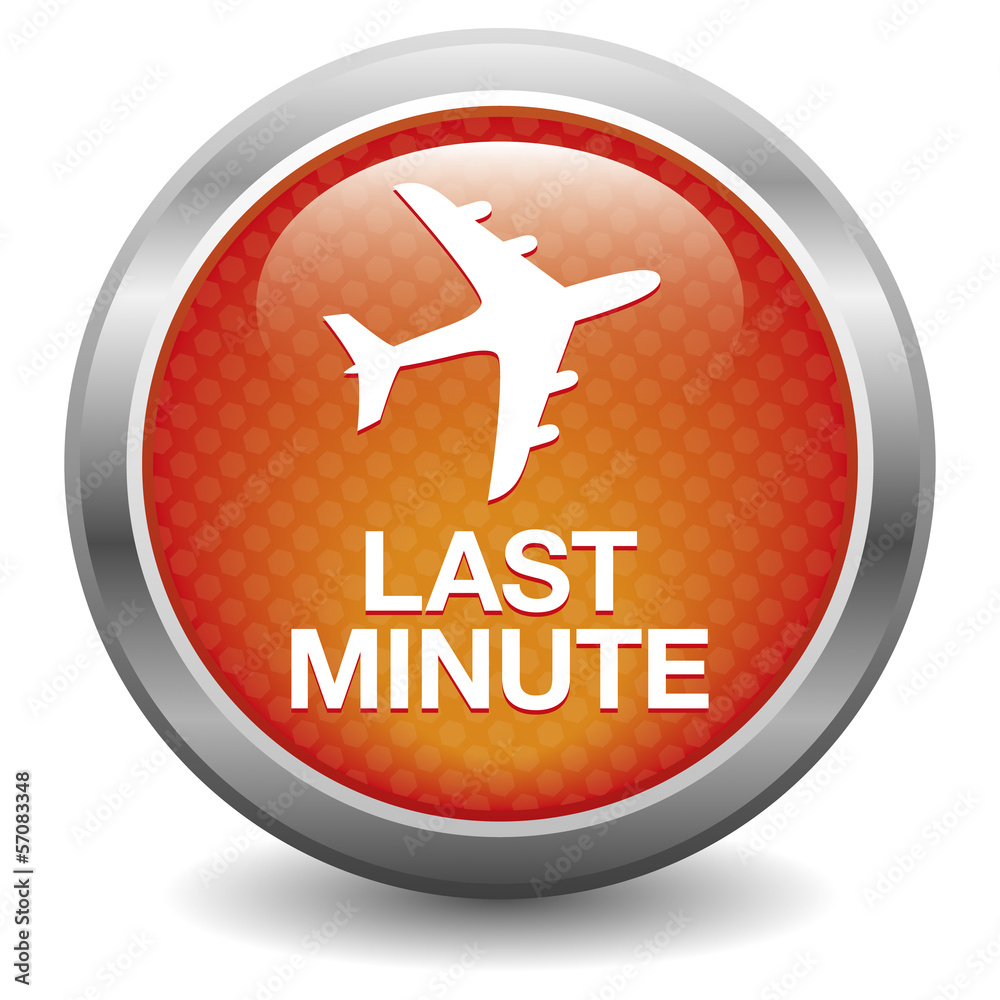 Obraz premium Red last minute button