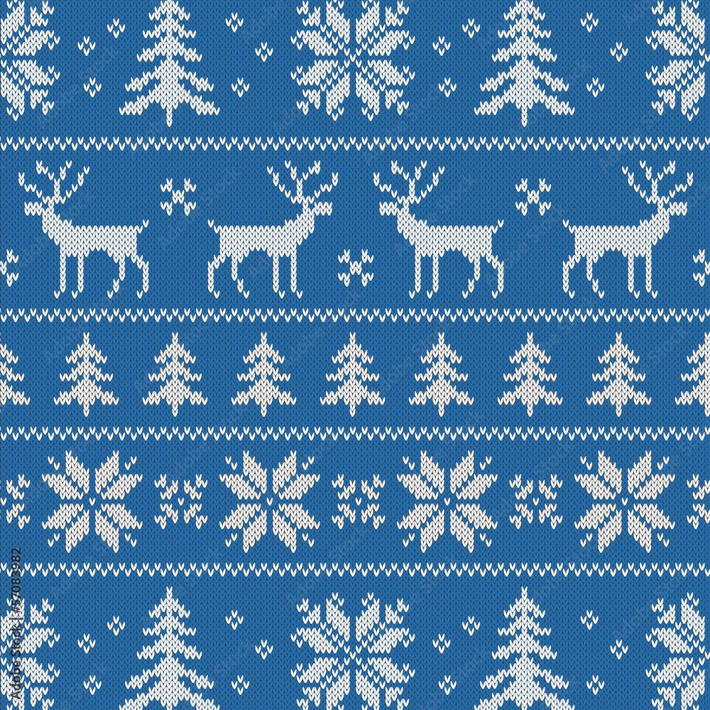 Seamless pattern with classical sweater design Stock Vector | Adobe Stock