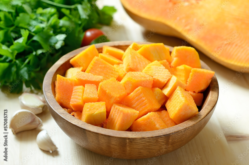 Slices of pumpkin Slices of pumpkin