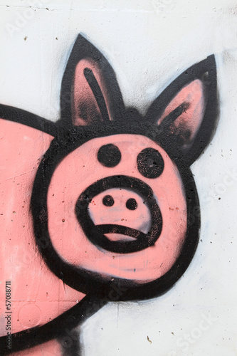 cerdo graffiti 6035f photo