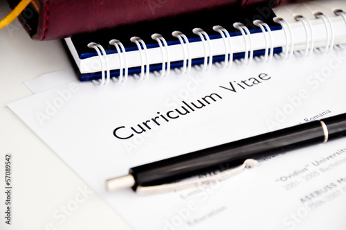 curriculum vitae or resume photo