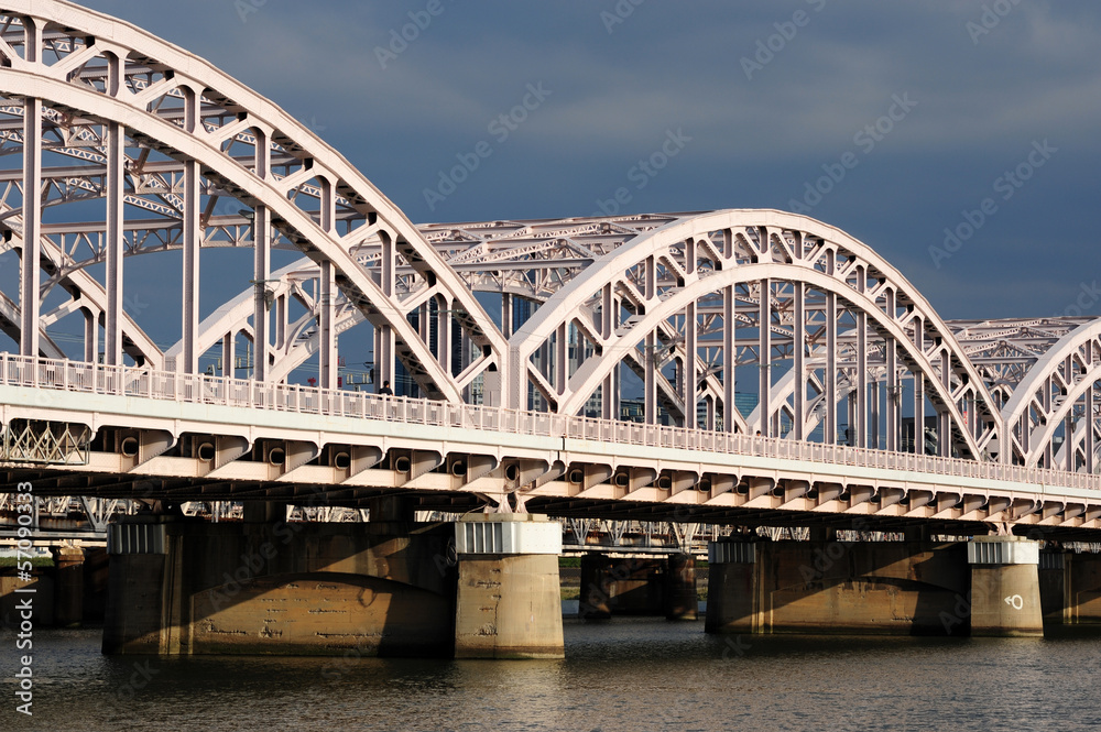 Naklejka premium Juso Ohashi Bridge-2